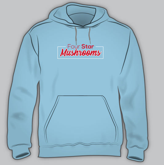 Four Star Mushrooms Hoodie - FSM Blue